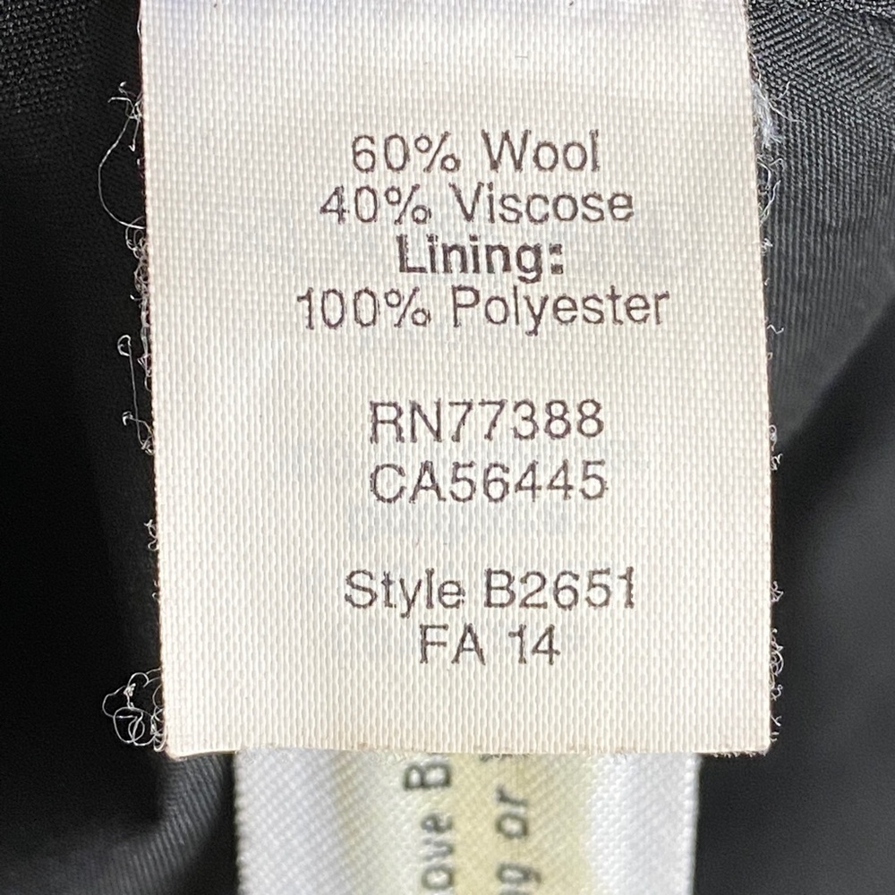 Madewell Leather Pocket Installation Wool Blend Dress - Picture 8 of 9